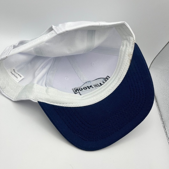 Vintage Blue Moon Snapback Hat Adjustable Cap. Vintage Brim. Blue Moon Brewing - Picture 3 of 6
